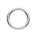 Buigringen - 7 mm - 10 stuks - zilverkleurig