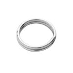 Sleutelringen - 7 mm - 10 stuks - zilverkleurig