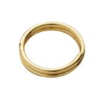 Sleutelringen - 7 mm - 10 stuks - goudkleurig