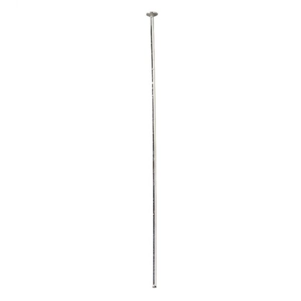 Kettelstiften platte kop - 50 mm - zilverkleurig - Afbeelding 1