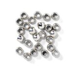 Knijpkralen - 1,5 mm - 50 stuks - zilverkleurig