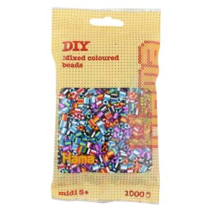 Hama Midi - strijkkralen - 1000 stuks - striped mix 90