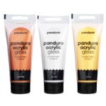 Panduro acrylverf set - 3 stuks - glans metallic