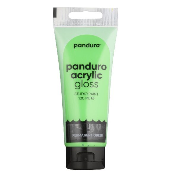 Panduro acrylverf glans - 100 ml - groen - Afbeelding 1