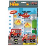 Hama Midi - strijkkralen set - 2000 stuks - brandweer
