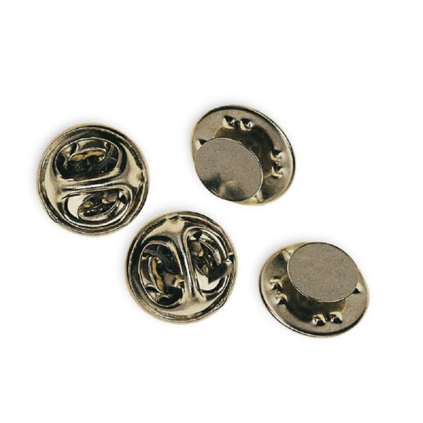 Broche pins - 8 mm - 5 stuks - zilverkleurig - Afbeelding 1