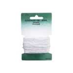 Elastiek doorsnede 1 mm/ 10 meter- Wit