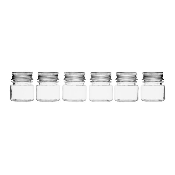 Plastic potjes - 4 cm - 6 stuks - Afbeelding 1