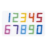 Hama Midi - onderplaat - cijfers