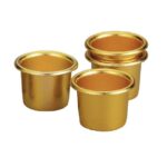 Kaarsenhouders - 23 mm - 10 stuks - goudkleurig