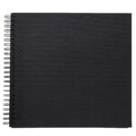 Foto album spiraal - 31x33 cm - zwart