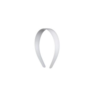 Diadeem plastic - 25 mm - wit