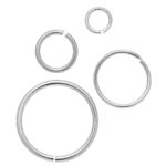 Buigringen - 4-13 mm - 20 stuks - zilverkleurig