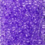 Rocailles - 6/0 - lila transparant