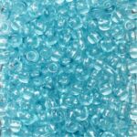 Rocailles - 6/0 - aqua transparant