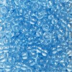 Rocailles - 6/0 - lichtblauw transparant