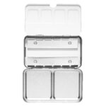 Lege aquarelverf doos voor 12 halve napjes