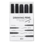 Panduro tekenpennenset - 5 stuks