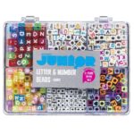 Kralenmix - letters en cijfers - vierkante mix