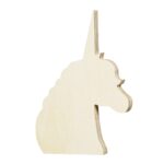 Houten figuur - unicorn