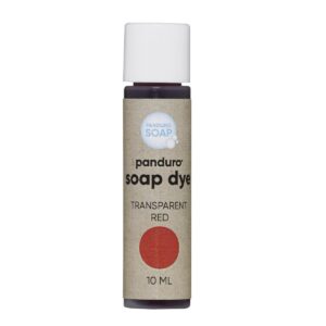 Zeep pigment - transparant - rood