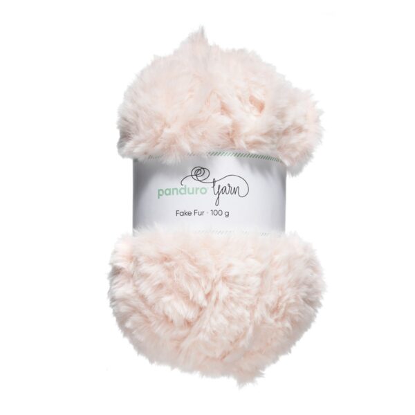 Panduro garen Fake Fur - roze - Afbeelding 1