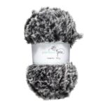 Panduro garen Fake Fur - grijs gemêleerd