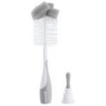 Flessenborstel Munchkin Cleaning Bottle&Nipple Brush Grey