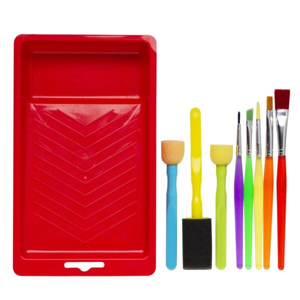 Junior set met verschillende verf accessoires - Afbeelding 1