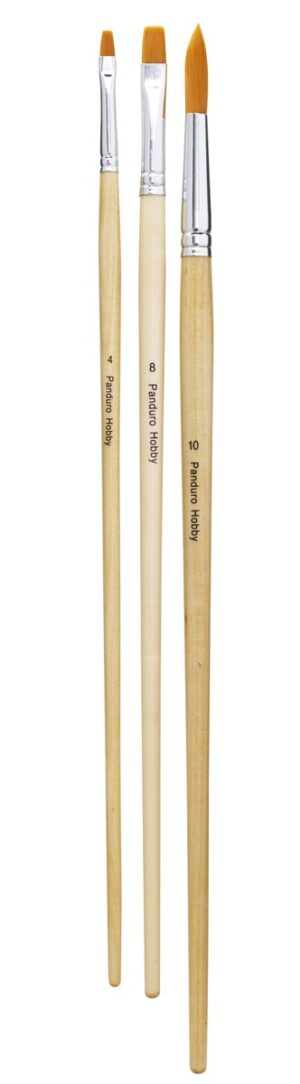 Panduro penselen set - basis - 3 stuks