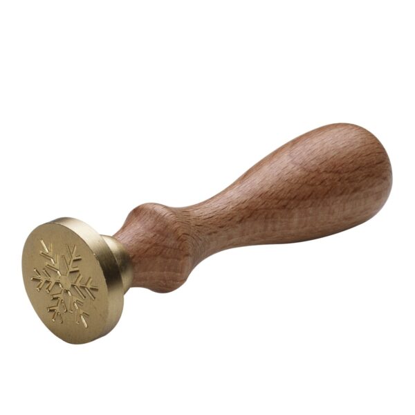 Waxstempel - sneeuwvlok - Afbeelding 1