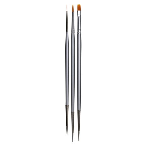 Penselen set - multifunctioneel - 3 stuks - Afbeelding 1