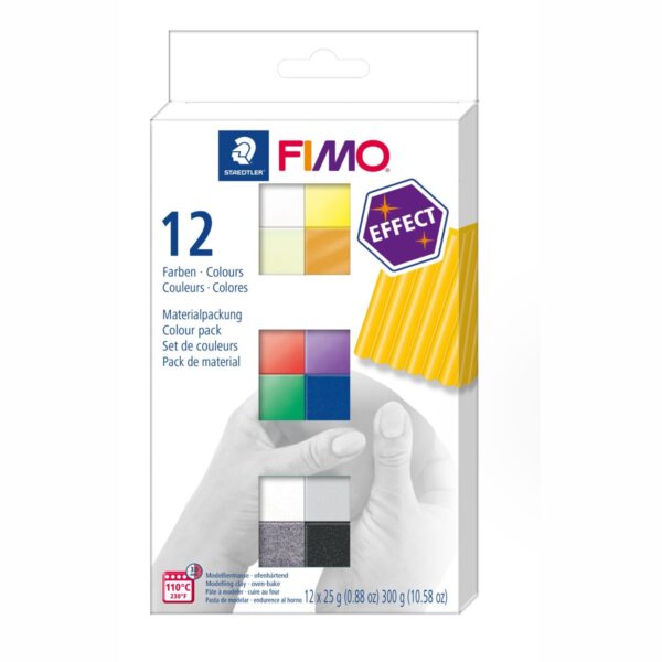 FIMO Soft Effect set - 12 kleuren - verschillende effecten - Afbeelding 1