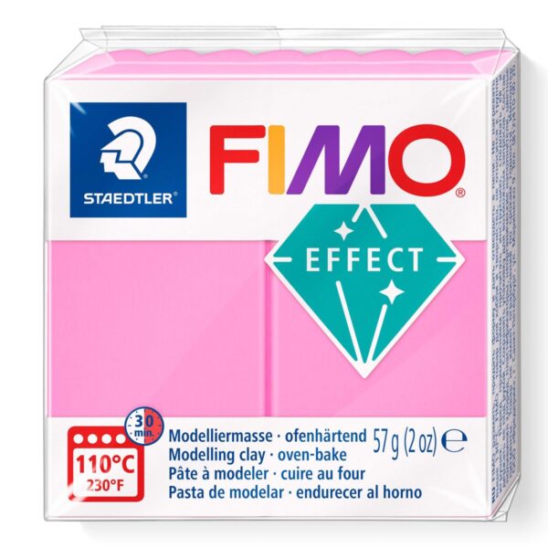 FIMO Soft Effect - 57 gram - neon fuchsia - Afbeelding 1