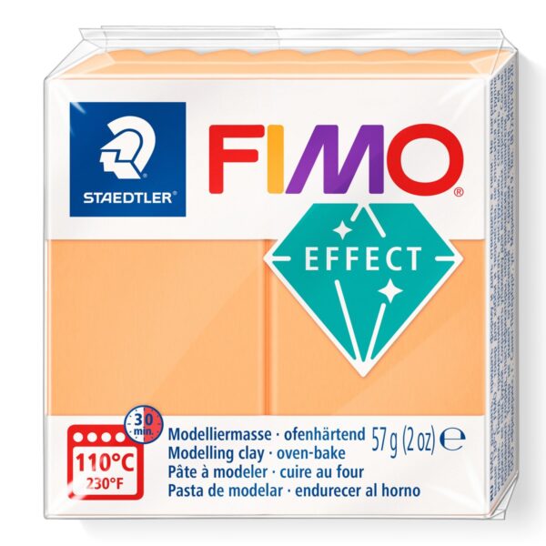 FIMO Soft Effect - 57 gram - neon orange - Afbeelding 1