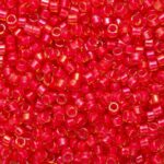 TOHO Treasure kralen - 11/0 - #979 neonrood transparant olie