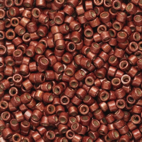 TOHO Treasure kralen - 11/0 - #PF564F metaalbruin-rood mat - Afbeelding 1