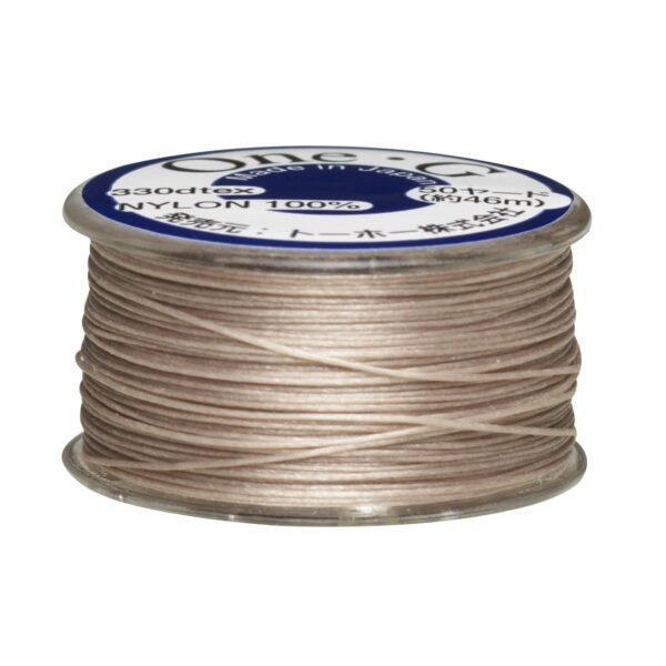 TOHO rijggaren - nylon - 46 meter - beige - Afbeelding 1