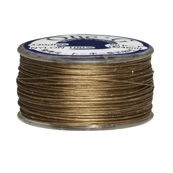 TOHO rijggaren - nylon - 46 meter - goudkleurig - Afbeelding 1