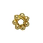 Spacers - 100 stuks - goudkleurige bloem