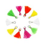 Sieradenkwastjes - 12 mm - neon