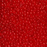 Rocailles - 9/0 - rood transparant