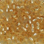 Rocailles - 6/0 - lichtgeel metaal kern