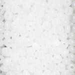 Rocailles - 6/0 - albast semi-transparant