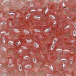 Rocailles - 6/0 - roze metaal kern