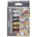 Panduro set acrylverf - metallic