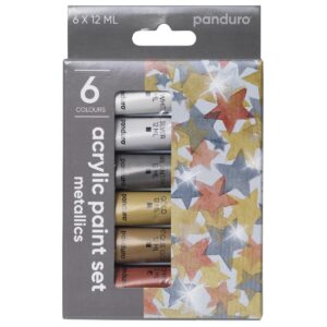Panduro set acrylverf - metallic