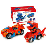Transformer Car™ - Automatische Transformerende Robot Rood | Educatief Speelgoed
