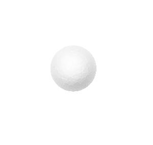 Piepschuim bal - 5 cm