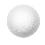 Piepschuim bal - 10 cm